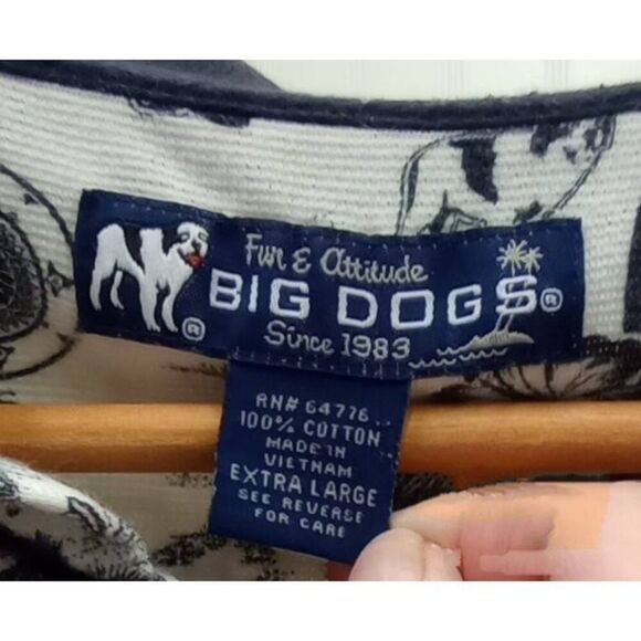 Big Dogs  VTG 90s, Hawaiian Polo size XL - Picture 5 of 5